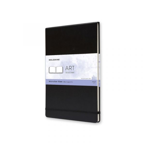 Блокнот Moleskine ART WATERCOLOUR 30 л без разлиновки твердая обложка artbf833 черный