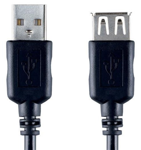 Кабель Bandridge VCL4302 USB A(f)-USB A(m) 2m