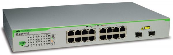 Коммутатор Allied Telesis (AT-GS950/16-50) 16-портов 10/100/1000BASE-T/SFP