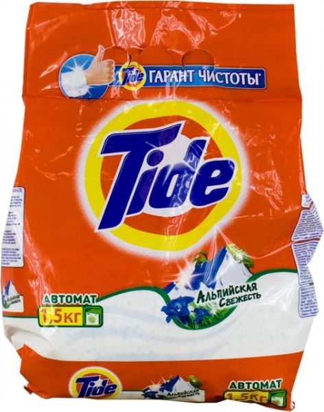 Стиральный порошок Tide Альпийская свежесть Автомат 1.5кг